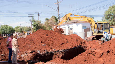 Obras tiveram início na última semana - FOTO: Prefeitura de Cruzália/Divulgação