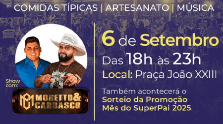 Atrações da Feira da Lua de Cândido Mota - FOTO: Prefeitura de Cândido Mota/Divulgação