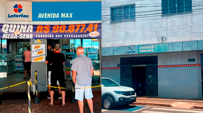 Apostas vencedoras saíram nas lotéricas do Avenida Max e da Avenida Marechal Deodoro - FOTO: Divulgação