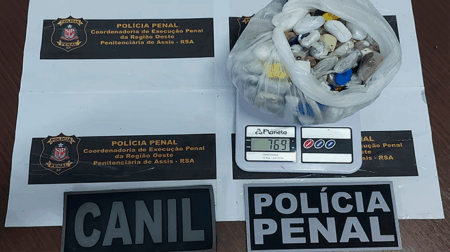Drogas apreendidas na Penitenciária de Assis - FOTO: SAP/Divulgação