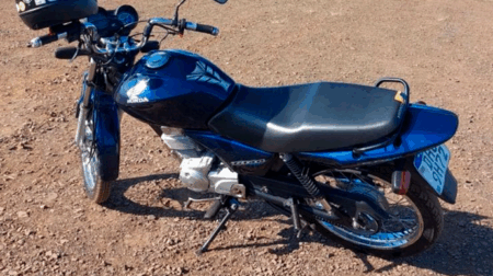 Moto foi furtada durante a madrugada - FOTO: Arquivo Pessoal