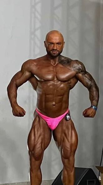 Deivid Palazin, 35 anos, fisiculturista. Arquivo Pessoal