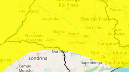 INMET coloca Assis sob alerta amarelo de risco potencial para tempestade - FOTO: Reprodução