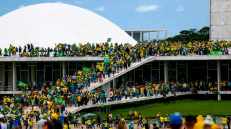 A Justiça da Argentina autorizou a extradição de cinco pessoas condenadas no Brasil por participação nos atos antidemocráticos de 8 de janeiro de 2023. Foto: Agência Brasil