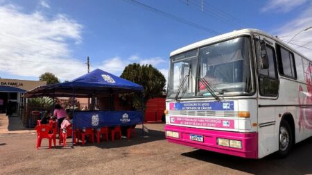 O "Ônibus da Prevenção" é uma iniciativa da Prefeitura e da Secretaria de Higiene e Saúde oferece orientações, exames e serviços voltados à saúde da mulher. Foto: Prefeitura/Divulgação