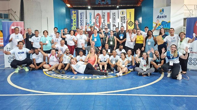 O curso oferece formação prática e teórica para profissionais que trabalham com modalidades paralímpicas. Foto: Prefeitura de Palmital