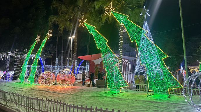 Natal Feliz em Palmital atrai visitantes da cidade e da região