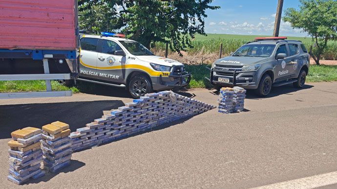 Polícia Rodoviária prende boliviano por tráfico internacional com cerca de 250 tabletes de cocaína em Ourinhos
