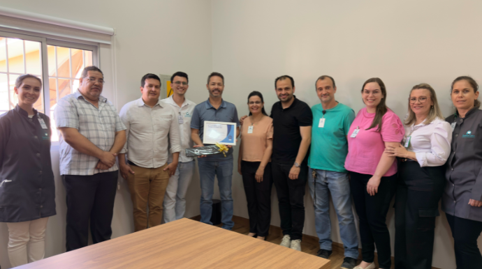 O deputado Saulo Pedroso reforçou, durante a visita, que seguirá destinando recursos e apoiando novos projetos para o município. Foto: Prefeitura de Palmital