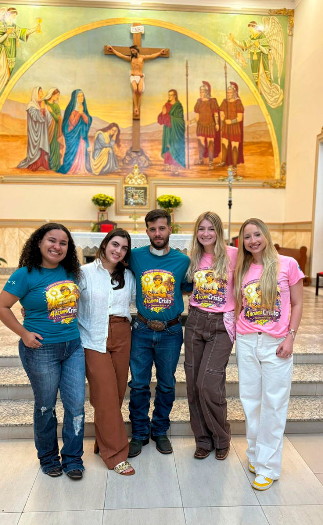 O peão foi à igreja agradecer pela recuperação. Foto: Arquivo pessoal