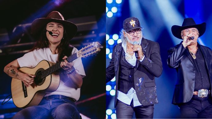 Cruzália anuncia atrações da festa de 61 anos da cidade com shows de Bruna Viola e Marcos Paulo & Marcelo A cantora Bruna Viola e a dupla Marcos Paulo & Marcelo, são as principais atrações da festa. Foto: Redes Sociais