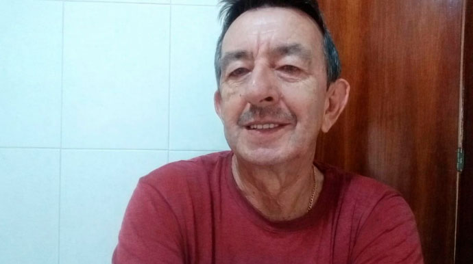 Izair Rappa tinha 78 anos e era conhecido na Vila Nova Sá, em Ourinhos. Foto: Redes sociais