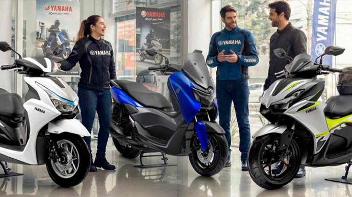 Scooters da Yamaha - FOTO: Divulgação