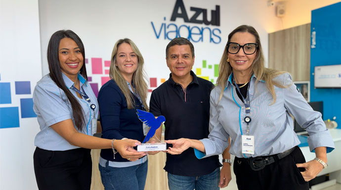 Azul Viagens Assis conquista prêmio Arara Azul e se destaca entre novas lojas do Brasil