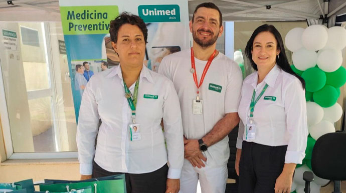 Unimed participa da SIPAT da Biorigin com ações de saúde e prevenção