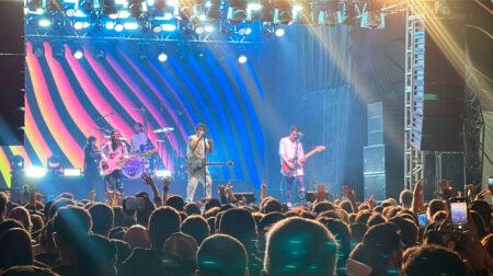 Show com o vocalista do NX Zero fechou a primeira noite do festival - FOTO: Portal AssisCity