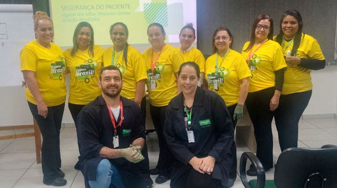 Treinamento reforça boas práticas de higiene e segurança do paciente