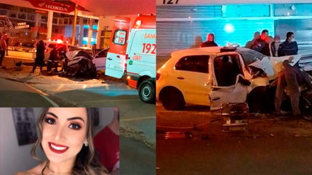 Acusados de participar de racha que matou Maria Flávia Camoleze são condenados e saem presos do júri em Assis Acidente aconteceu na madrugada de 1º de maio de 2021, em Assis - FOTO: Arquivo