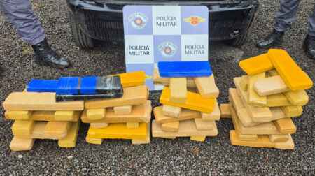 TOR apreende quase 149 kg de maconha e prende dois homens em Maracaí